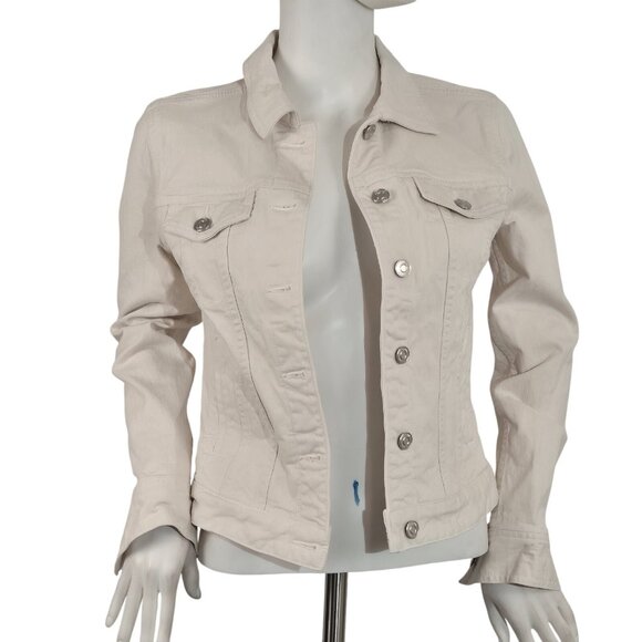 J.CREW Jackets & Blazers - J. Crew Trade Mark Women’s Size S Jacket Denim In Natural Denim Color (61)